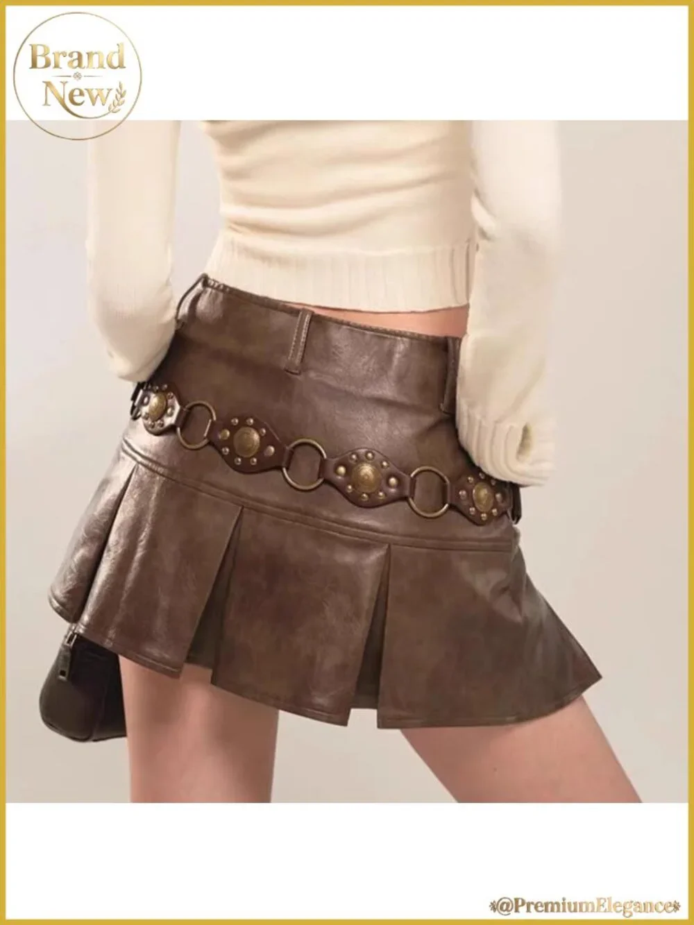 Faux Leather Western Belt for Women Cowgirl Festival Jean Dress